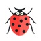 This is a colorful chat assistant tool with various small insect stickers