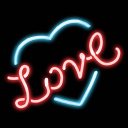 Neon Love Stickers