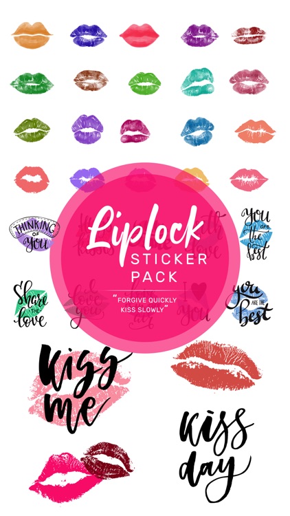 Lipstick Kiss Stickers