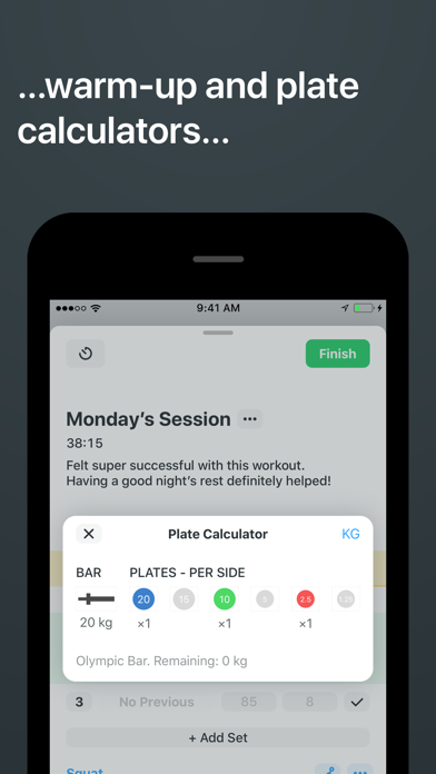 Strong - Workout Tracker and Training Log for Bodybuilding, Weightlifting, Fitness and Strength Routines screenshot