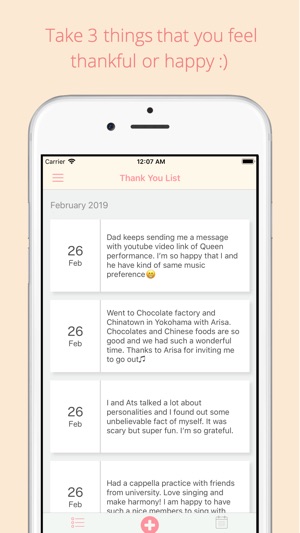 Thank You List - easy diary(圖1)-速報App