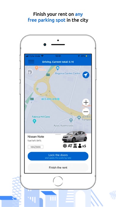 RideNow - Carsharing screenshot 2