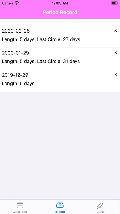 Period Calculator and Recorder screenshot-3