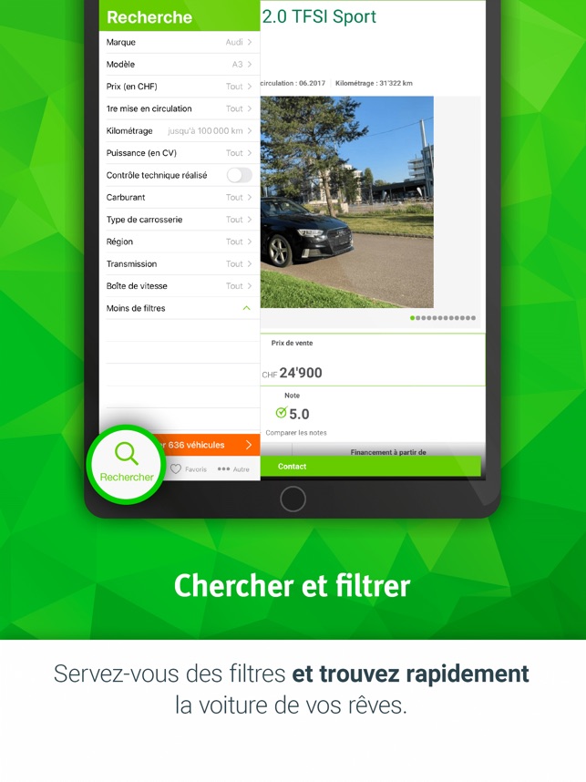 Espace Automobile Comparis Dans L App Store