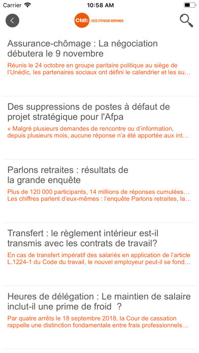 CFDT CE NORMANDIE screenshot 4