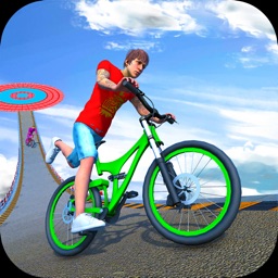 BMX Bicycle Mega Ramp