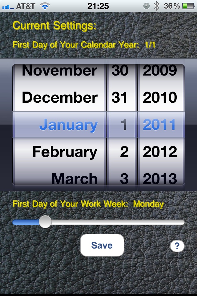 Work Week Calculator screenshot 2