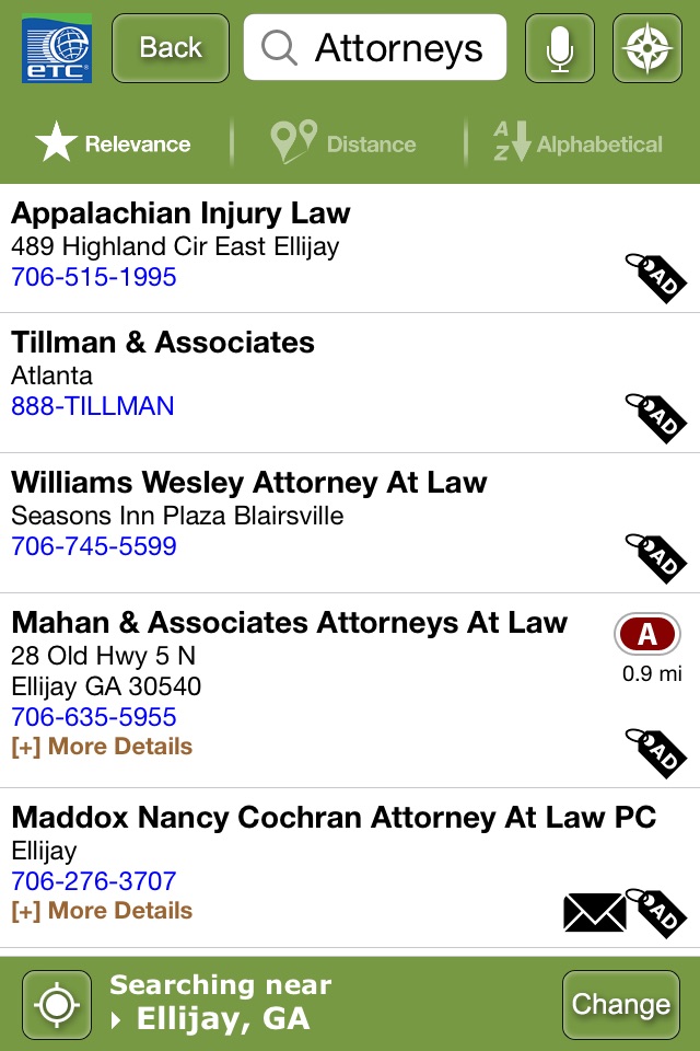 Citizens Telephone Directory screenshot 3