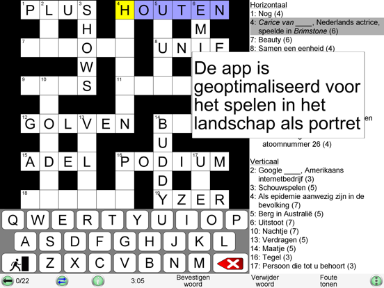 Nederlands Kruiswoordraadsel + iPad app afbeelding 7