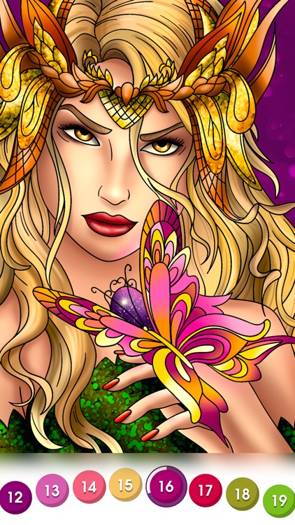Color By Number Fun For Adults screenshot-5