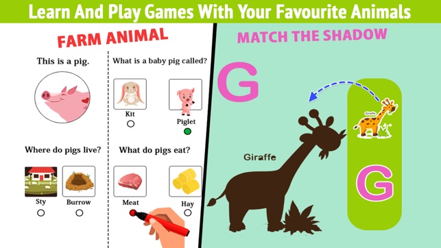 Learning Animals For Toddlers(圖2)-速報App