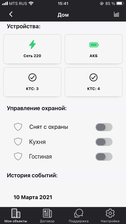 Варяг - личный кабинет