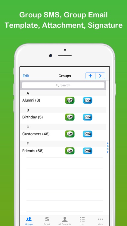 Smart Group Text & Email