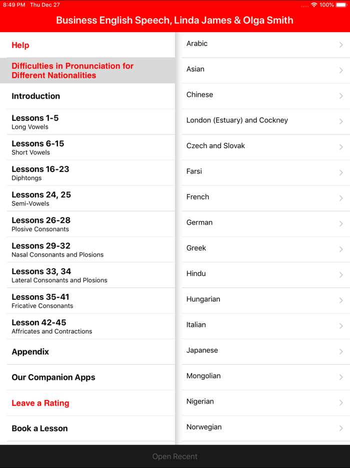 Business English Speech