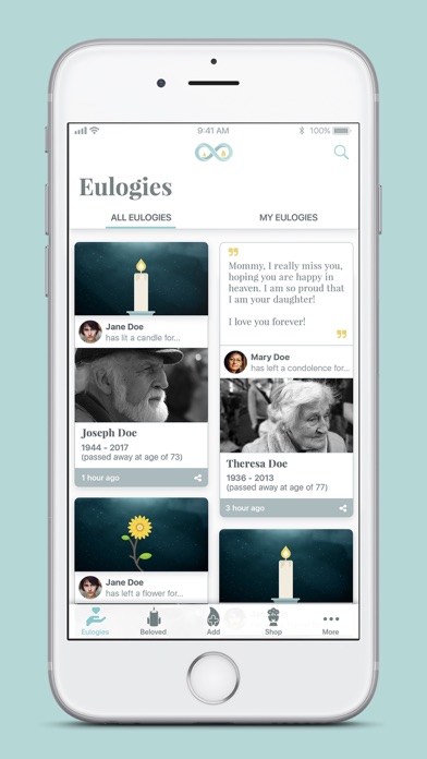 Nity - Online Memorial App screenshot 3