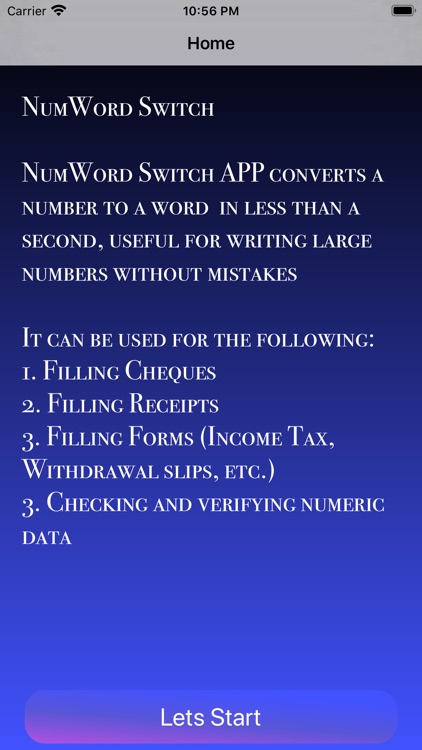 NumWord Switch