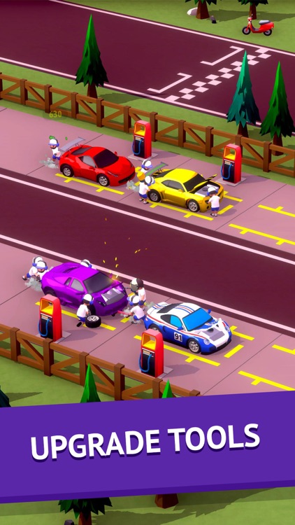 Idle Pit Stop Racing screenshot-4