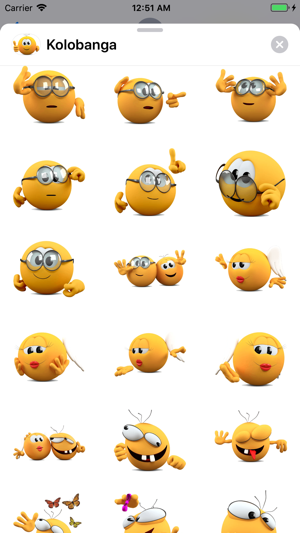 Kolobanga Sticker For iMessage(圖5)-速報App