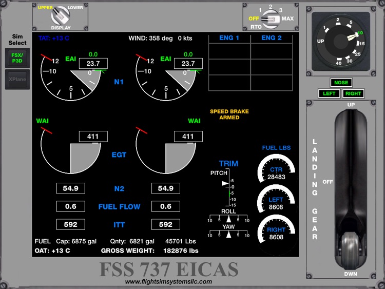 FSS 737 EICAS