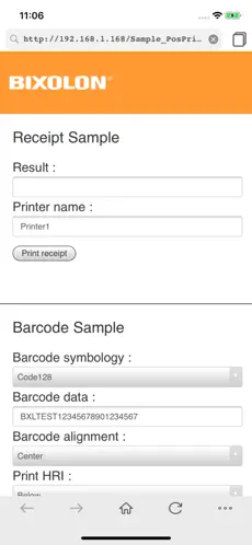 Screenshot 1 WebPrintSDK iphone