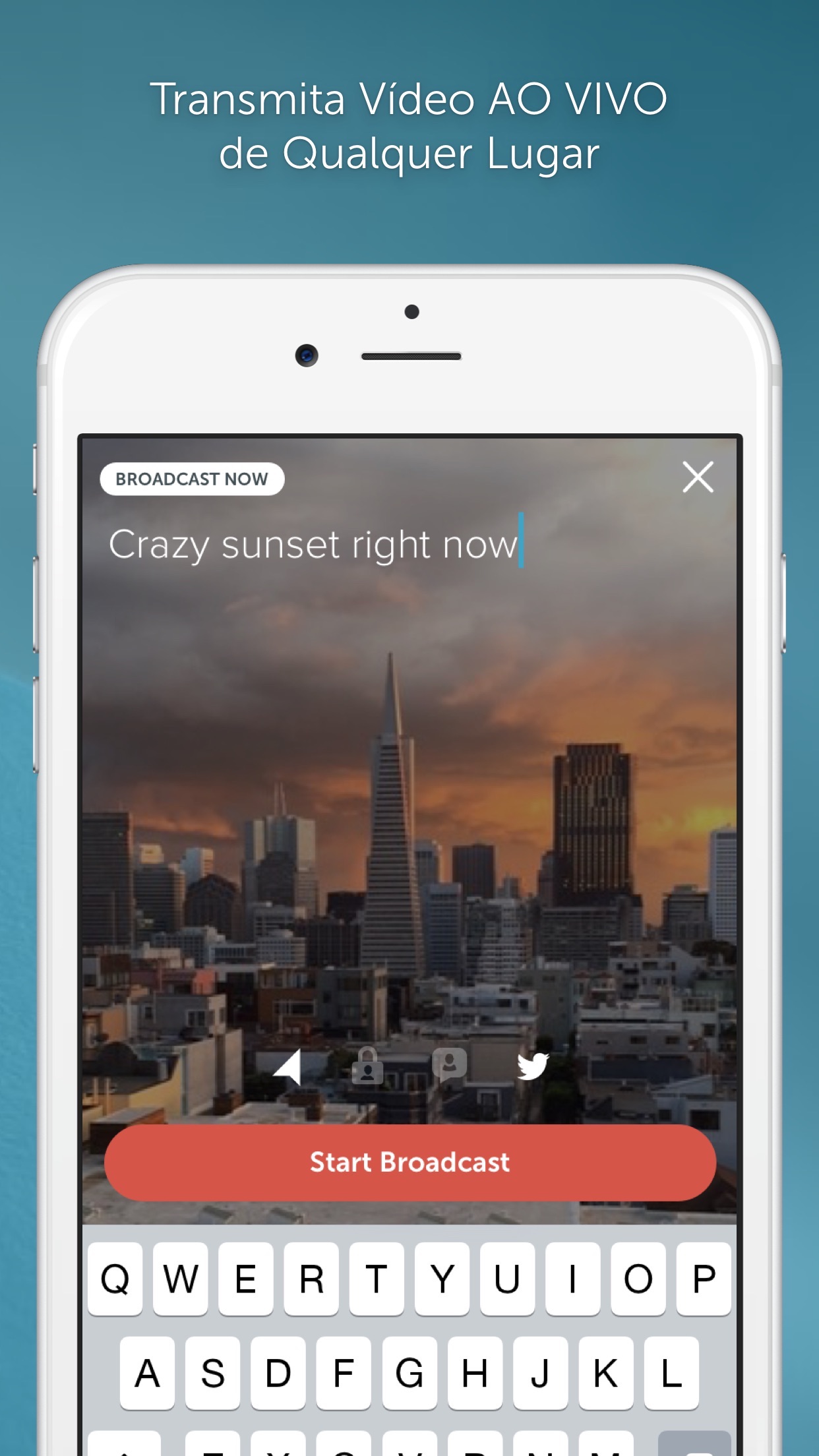 Screenshot do app Periscope