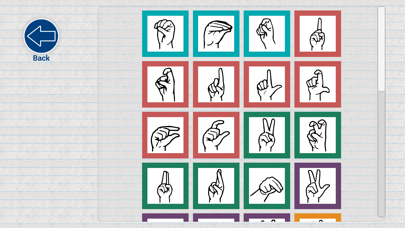 HandsUP! ASL Word Wall screenshot 2
