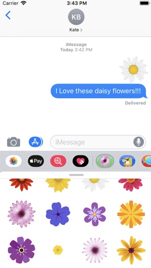 Flowers Emojis Stickers(圖3)-速報App