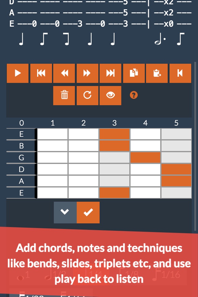 Guitar Notepad - Tab Editor screenshot 3