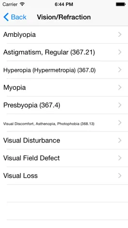 Game screenshot ICD-10 Reference for Optometry apk