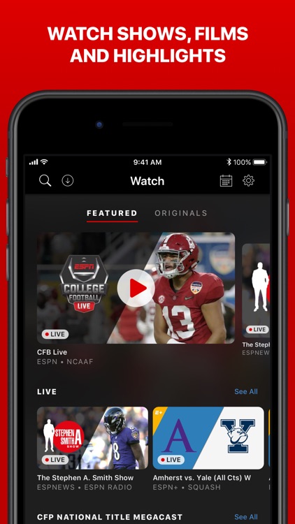 ESPN: Live Sports & Scores screenshot-5