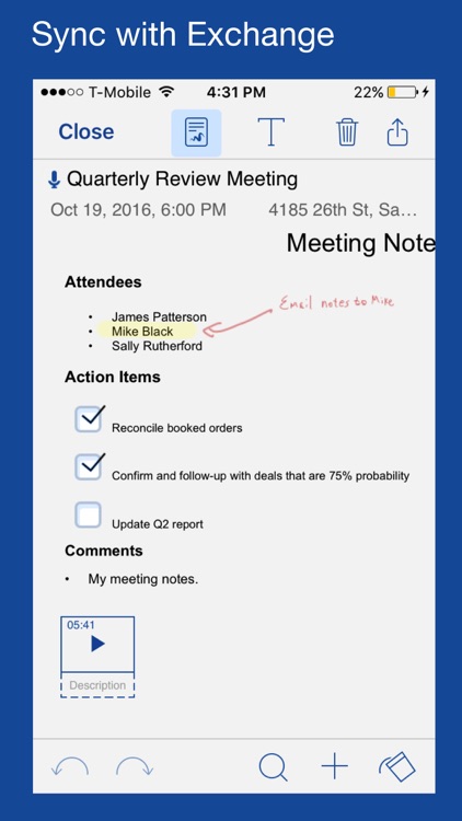 Notate for BlackBerry