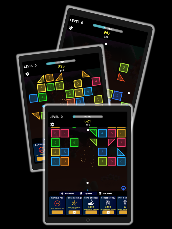 Balls Bounce Brick Shot Kubik