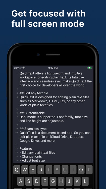 QuickText - Plain Text Editor screenshot-4