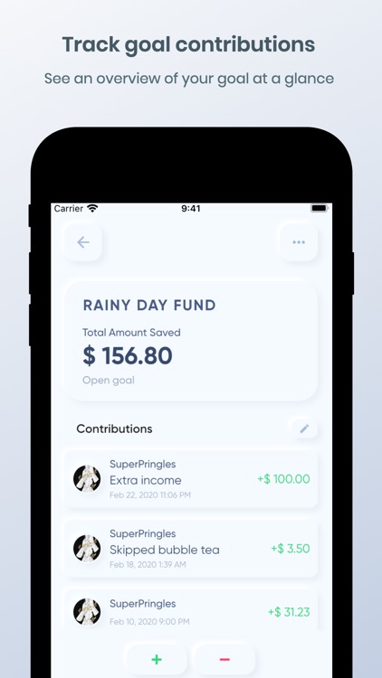 Reify - Achieve Saving Goals