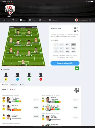 Zrzut 3 Biwenger - Fantasy manager iphone