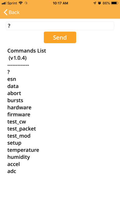 STX3 DK BLE screenshot 2