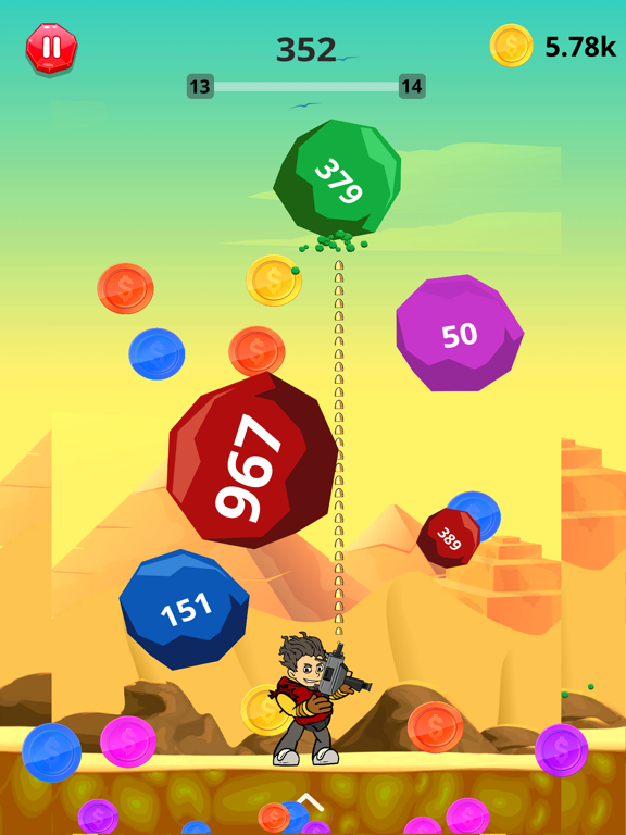 Screenshot #6 pour Stone Blast - Top Ball Games