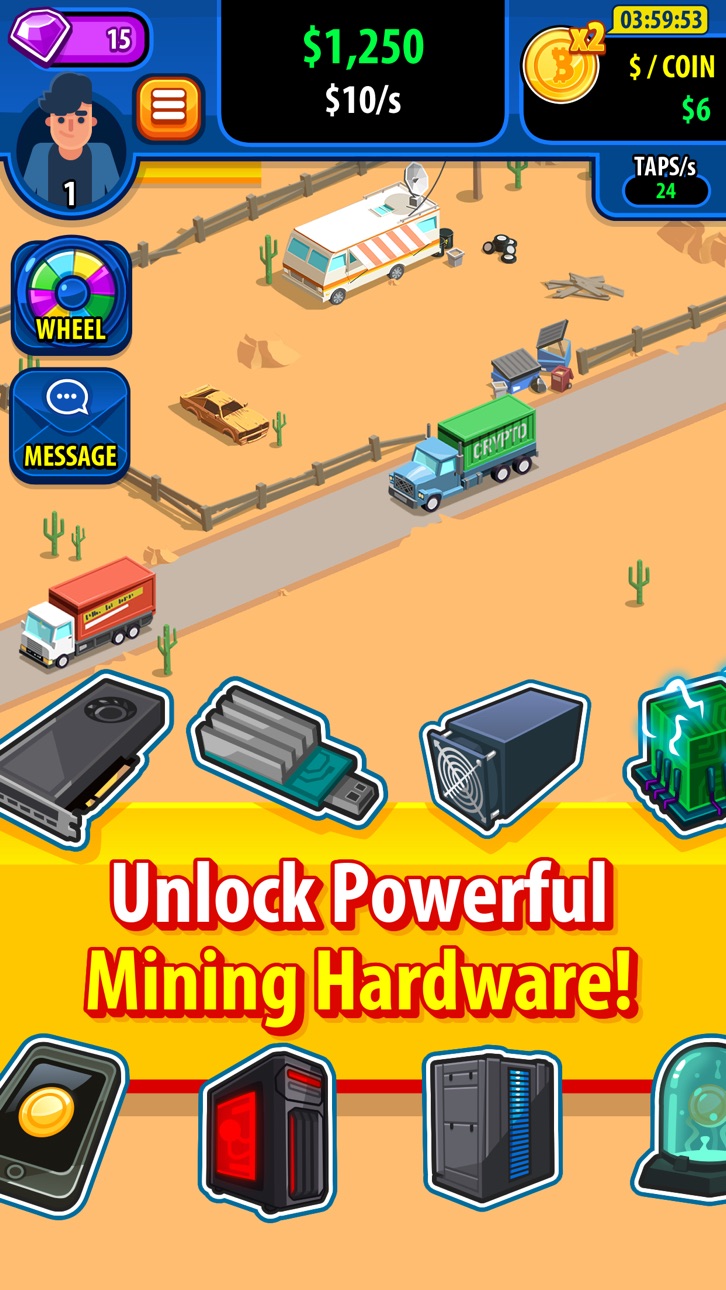 Crypto Trillionaire - Free Hack screenshot 2 - iOS game interface