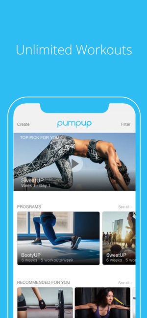 PumpUp Home BBG Sweat Workouts(圖2)-速報App