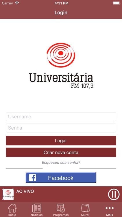 Rádio Universitária FM 107,9 screenshot-3