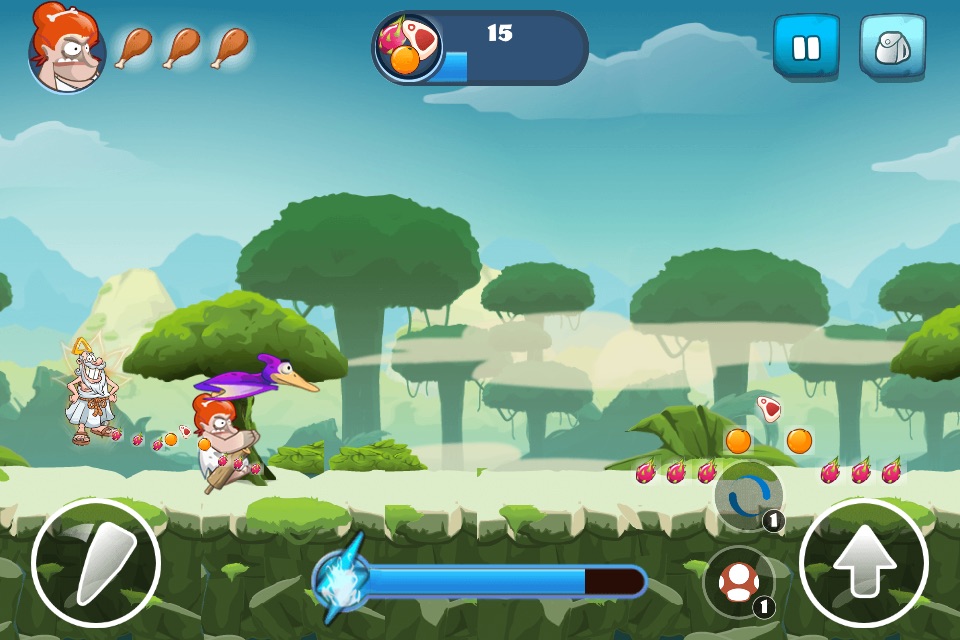 Caveman Dash - Dino Hunter screenshot 2