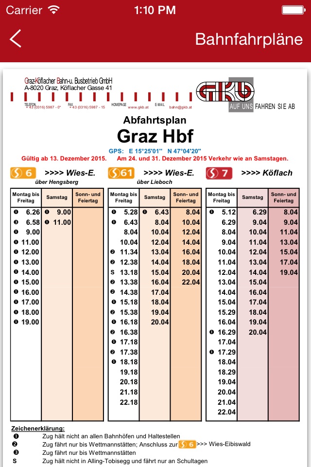 GKB - Bahn und Busbetrieb screenshot 4