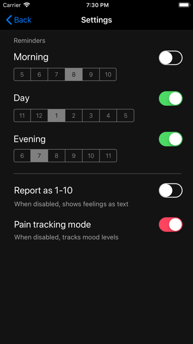 Doing: The Mood & Pain Tracker screenshot 3