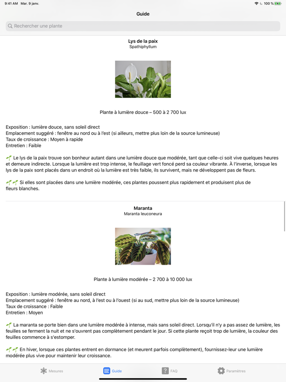 Plantes et Lumière Plantes et Lumière