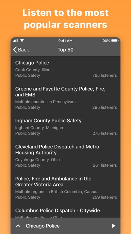 Scanner Radio: Police & Fire screenshot-6