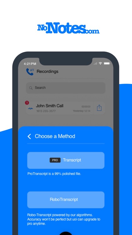 Call Recording by NoNotes screenshot-5