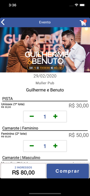 Ingresso Sertanejo(圖4)-速報App