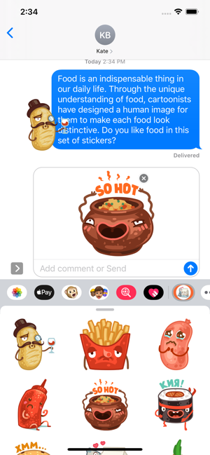 Stickers: Crazy Foods!(圖3)-速報App