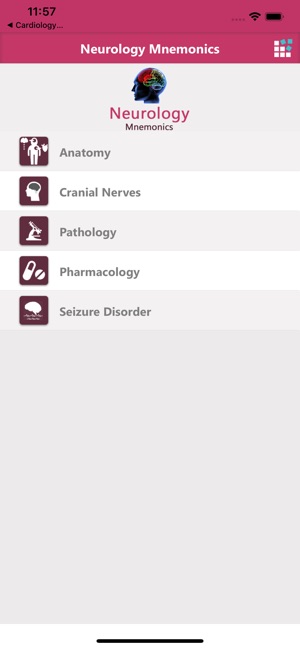 Neurology Mnemonics