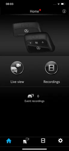 Screenshot 1 Mercedes-Benz Dashcam iphone